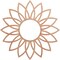 Ekena Millwork Daisy Wood Fretwork Pierced Ceiling Medallion, Cherry, 24"OD x 8 3/8"ID x 1/4"T CMWP24X24X0250DACH - alternate 1